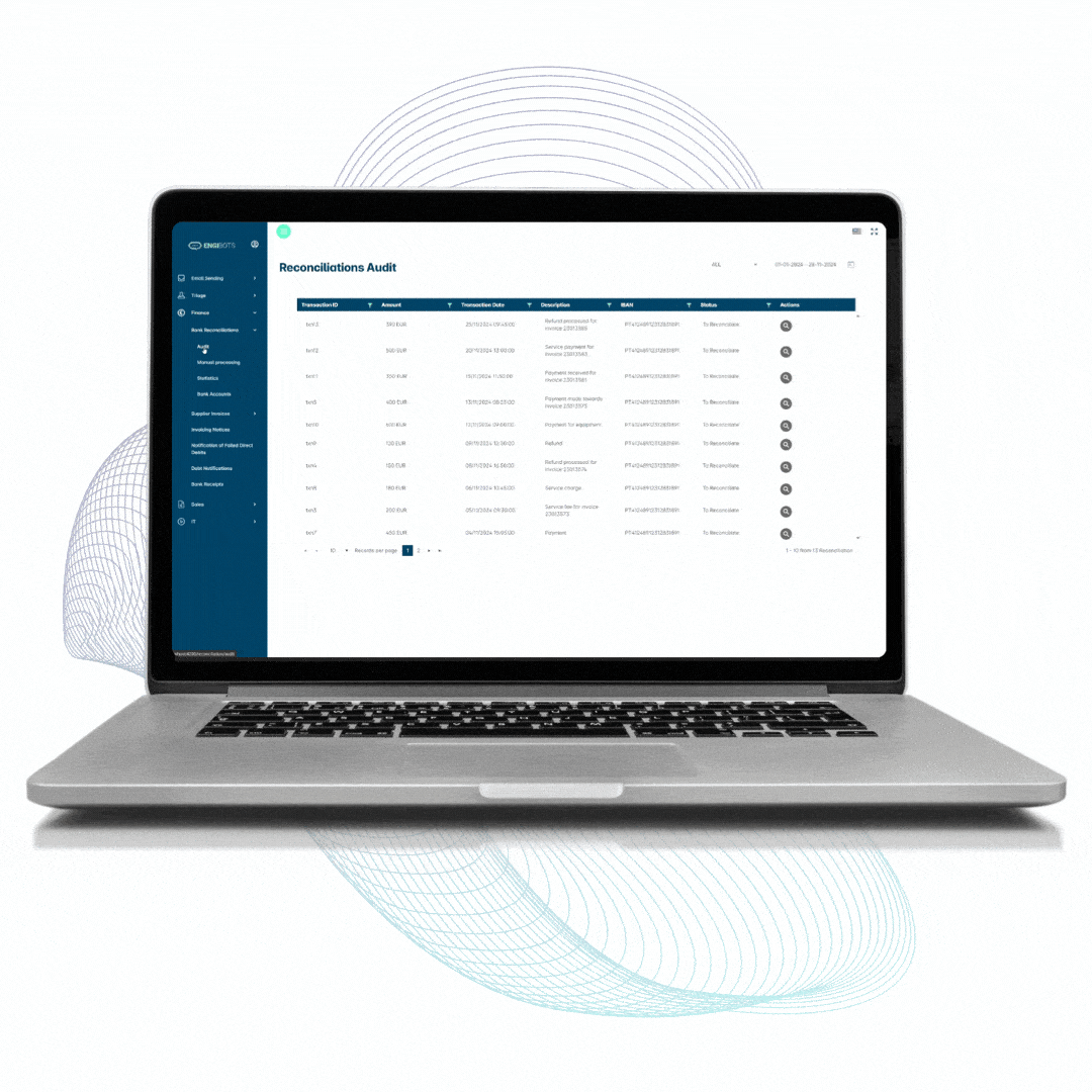 Demonstração da plataforma Engibots para automação de processos empresariais
